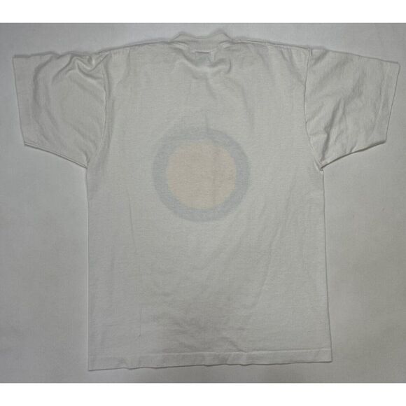 VINTAGE HB Plant High School Paw Circle T-shirt Men Medium 80s 90s Single Stitch - Picture 6 of 8